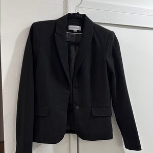 Calvin Klein Women's Classic Black Suit Jacket